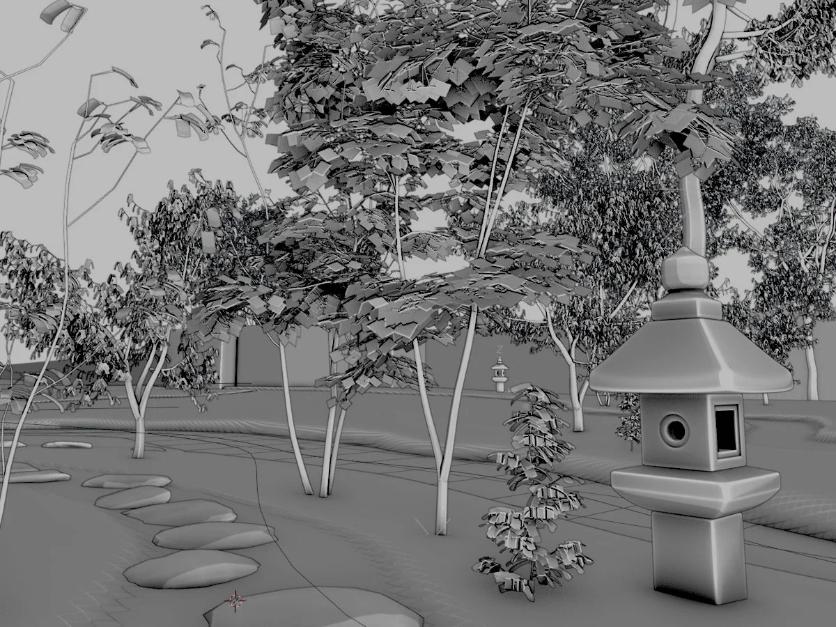 Koshizu Landscape work-in-progress viewport